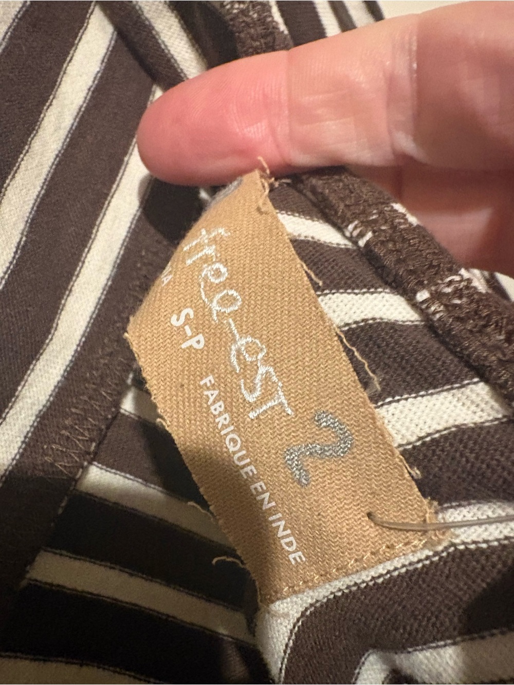 Free People Sadie Striped Midi Dress Small Color: Coconut Milk Combo NWT - Picture 6 of 6